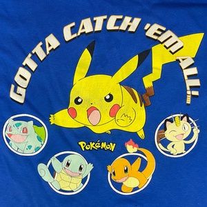 Pokemon Gotta Catch Em All Blue T-Shirt
